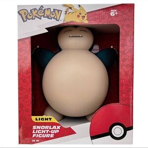 Pokemon Snorlax Light-Up Figure - Blue and Cream